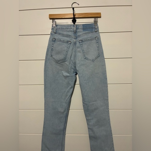 Abercrombie and fitch the 90s slim straight ultra high rise Sz 25/0L curve love - Picture 8 of 13